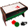 Tavolinë lojrash Onepro Rotating 3 in 1, bilardo, foosball edhe air hockey, 121 x 84.5 x 85.3 cm, e zezë me ngjyra