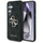 Kapak telefoni Guess GUHCS25S4GMGGR për Samsung S25, PU, logo e madhe, i zi