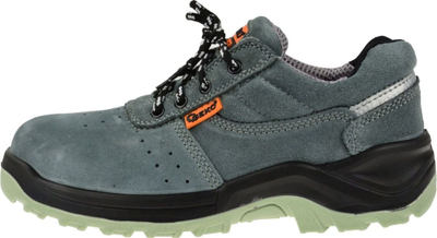 Заштитни работни чевли Geko бр.4 Suede Premium, големина 40, челична капа, сиви