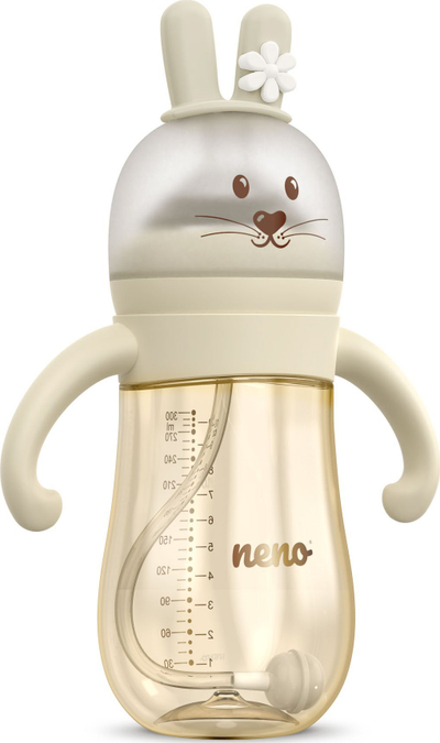 Biberon Neno Mio 6m+, 300ml, me doreza, krem