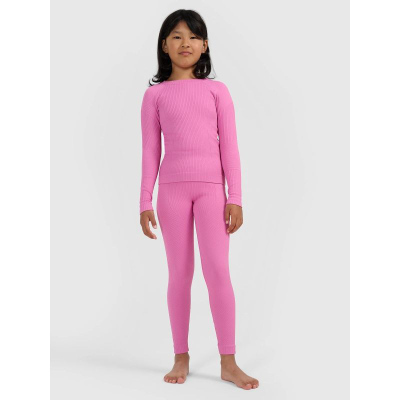 Термички комплет без рабови 4F Seamless Thermal Underwear, за девојчиња, розова