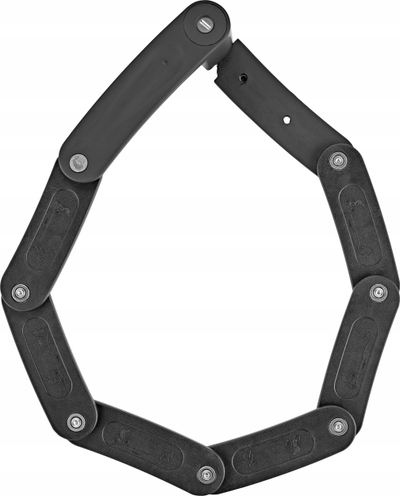 Kandar biçiklete RFR Folding Lock 7x700mm, çelik inox, me çelës, ngjyrë e zezë