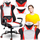 Karrige gaming Sofotel Miss Fortune 2593, me rregullim lartësie, me lëkundje, e zezë