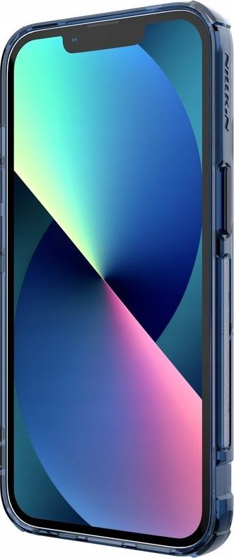 Kapak telefoni Nillkin Nature Pro për Apple iPhone 14 Plus, prej TPU dhe polikarbonati, blu