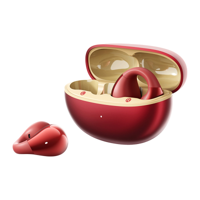 Kufje QCY Crossky C30S, open ear, Bluetooth, të kuqe
