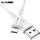 Kabllo USB Blue Power BMDU01, MicroUSB, 1m 2.4A, e bardhë