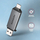 Lexues kartelash i jashtëm Axagon CRE-DAC, USB 3.2 Gen 1 Type-C dhe Type-A, SD dhe microSD, metalik