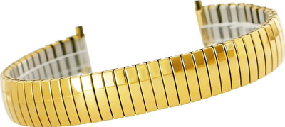 Нараквица ремен Belt Bracelet Gold HQ, еластична, 12 до 16 mm, златна боја