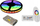 Kontrollues LED RGB RF FUT025, 12–24V, me telekomandë, i bardhë