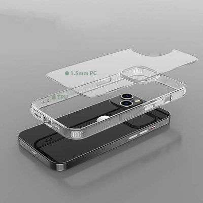 Mbulesë telefoni Tech-Protect Flexair Hybrid për iPhone 14 Pro, transparente