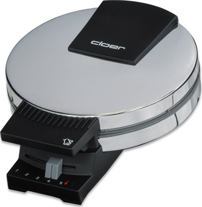 Aparat për waffle Cloer 185, 930W, krom