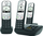 Telefoni pa tela Gigaset A690A Trio, DECT analog, me sekretari telefoni, i zi