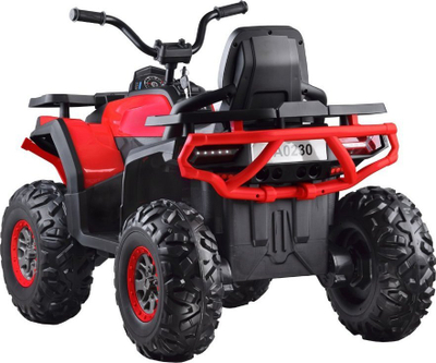Quad elektrik për kalamaj Jokomisiada 4x4, bateri 12V 10Ah, telekomandë për prindin, i kuq e zi