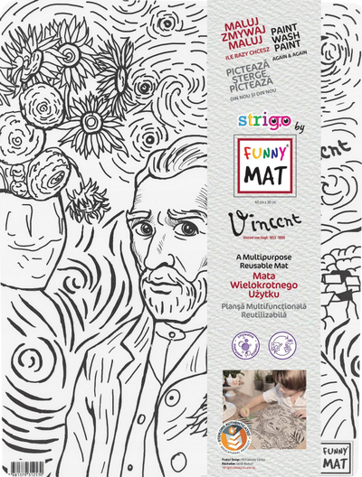 Tapet edukativ Akademi Çocuk Funny Mat Vincent, 30x40cm, shumëngjyrësh