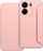 Kabullë telefoni Piano Book për Xiaomi Redmi 13C, me kapak si libër, me xhep karte, rozë peach fuzz