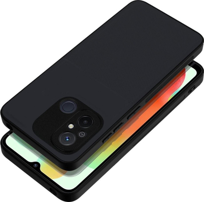 Mbrojtëse telefoni Forcell Noble për Xiaomi Redmi 12C, e butë, e zezë