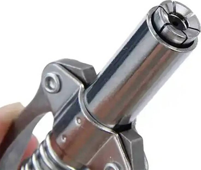 Kbashë lidhëse për pompë yndyre, self locking, lidhje 1/8" NPT, çelik inox i galvanizuar