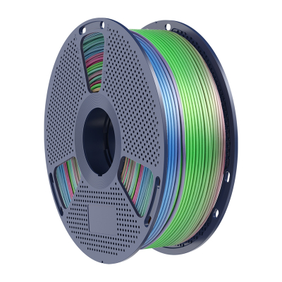 Filament 3D SUNLU Silk PLA+ Rainbow 06, 1.75mm, 1kg, shumëngjyrësh