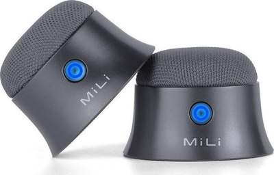 Bokse Bluetooth Ultron Mag Soundmate, magnetikë, set 2 copë, të zinj