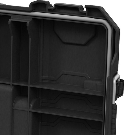 Karrocë veglash Keter Roc Pro Gear 2.0 Cart XL, 57x38x41cm, me rrota, e zezë