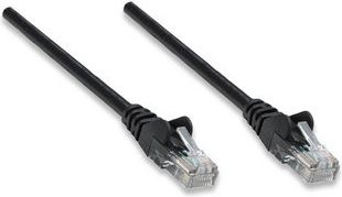 Kabllo rrjeti Intellinet Patch Cord 345378, Cat5e UTP, 10m, e zezë, set 5 copë