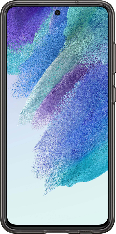Mbulesë Samsung Slim Strap Cover për Galaxy S21 FE, material Alcantara, gri e errët