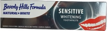 Pastë dhëmbësh Beverly Hills Formula Natural White Sensitive, për dhëmbë të ndjeshëm, zbardhuese, 100 ml, e bardhë