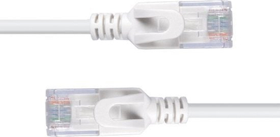 Kabllo interneti Lindy ultraslim, Cat.6A U/UTP, 2m, gri