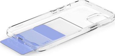 Mbrojtëse telefoni Spigen Crystal Slot, për iPhone 15 Plus, me xhep kartelash, transparente