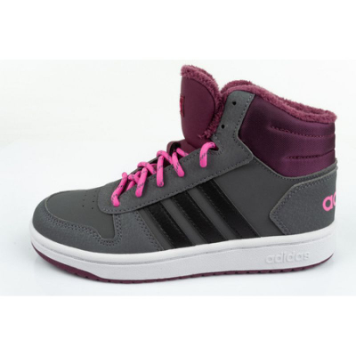 Këpucë për kalamojë Adidas Hoops Mid K
