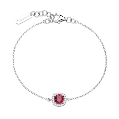Byzylyk për femra Brosway Fancy Passion Ruby FFB130, i argjendtë