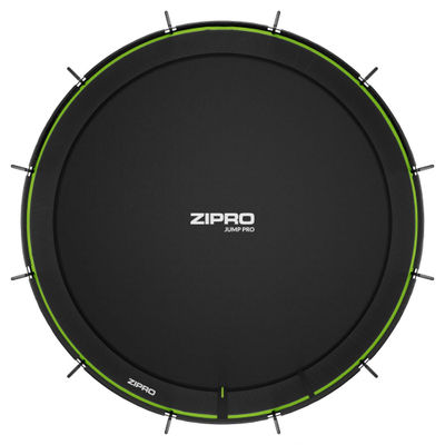 Trampolinë me rrjetë të brendshme Zipro Jump Pro, 496 cm, e zezë
