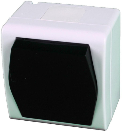 Çelës drite Elektro-Plast SWITCH HERMES 2 1003-01, i dyfishtë, i bardhë gri