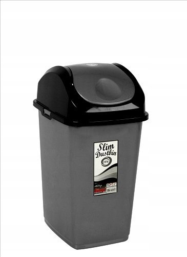 Kosh plehrash Waste Bin Large Swing, 35L, plastikë, gri