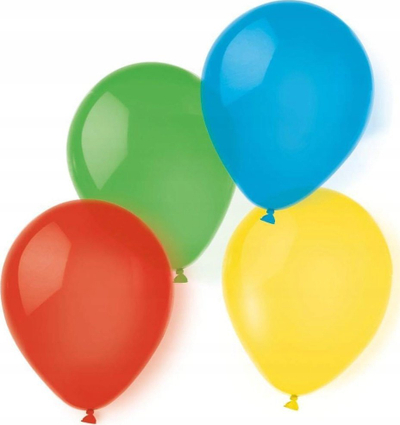 Balona Colorful Balloons, 20 copë, lateks, shumëngjyrëshe