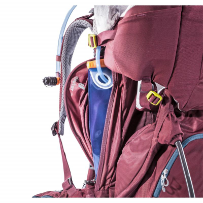 Karrige-shpinore për kalamaj Deuter Kid Comfort, sistem Aircontact, xhepa anësorë, maron