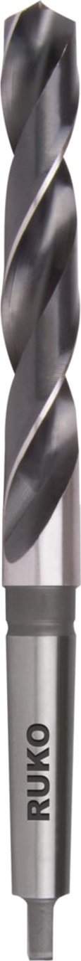 Stërvitje spirale RUKO DIN 345 N HSS G, 34 mm, çelik i shpejtësisë së lartë, gri