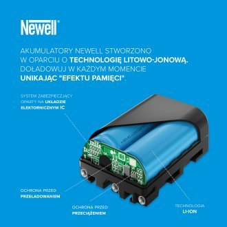 Bateri Newell Plus DMW BLK22 për Panasonic Lumix, Li-ion, për zëvendësim