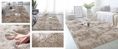 Tapet Strado Rug Ombre Shaggy, 200x290 cm, push i lartë, camel bezhë