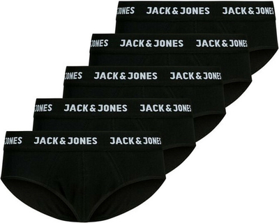 Të brendshme Jack & Jones JACSOLID, të zeza, 5 palë