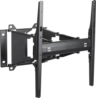 Mbajtës muri rrotullues për TV LCD, 32"-70", metalik, i zi