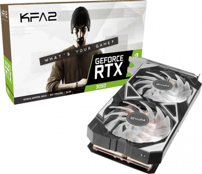 Kartelë grafike KFA2 GeForce RTX 3050 EX 1-Click OC 6GB GDDR6