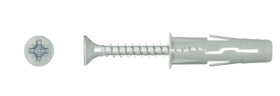 Dyllon universal Rawlplug UNO 10x36mm, 100 copë, gri