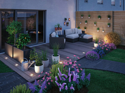 Dritë dyshemeje Paulmann Plug &amp; Shine ZigBee CCT, IP65, e bardhë e ngrohtë