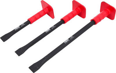 Dallti për tulla AWTools Brick Chisel Black Line, 350mm, me mbrojtës, e zezë