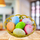 Set zbukurimi për Pashkë Lean Toys me shportë Basket 21322, 6 copë, shumëngjyrësh