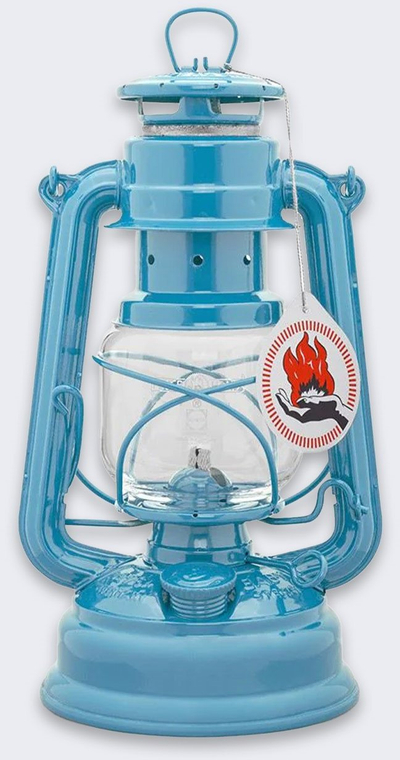 Llambë vaji Feuerhand Baby Special 276, çelik i galvanizuar, 20 orë ndriçim, gri