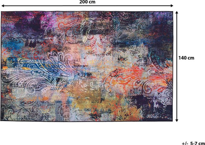 Tapet Beliani MARDIN, 140x200 cm, poliester, shumëngjyrësh