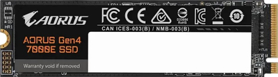 SSD Gigabyte Aorus 7000E, 1TB, M.2 2280 NVMe PCIe 4.0, i zi