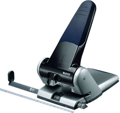 Shpuese letra Leitz 10K078A, 65 fletë, 5.5 mm, e zezë